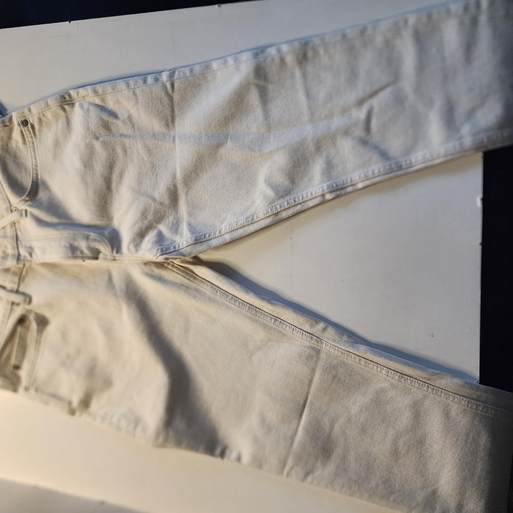 Men's Cream Jeans 32/34 - Picture 2 of 10